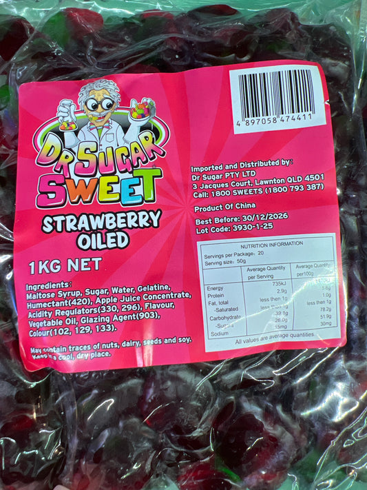 Dr sugar Oiled Strawberries 1kg