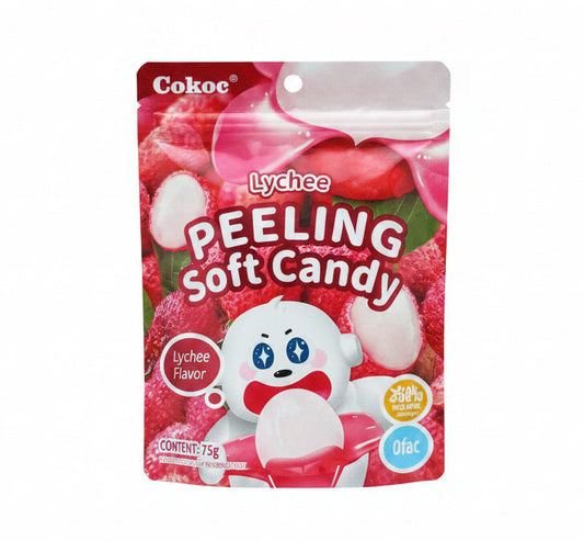 Dr Sugar Lychee Peeling Soft Candy 75g