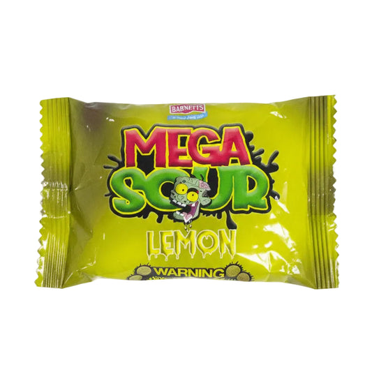 Barnetts Mega Sour Candy Lemon 104g