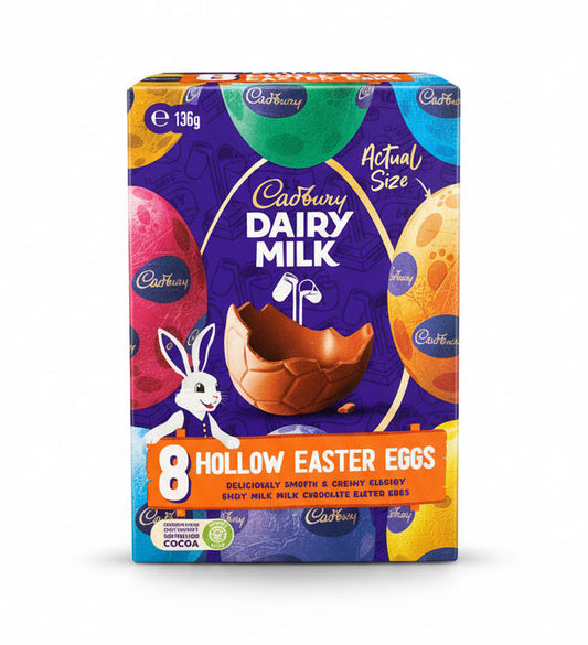 Cadbury Easter Dairy Milk Eggs 136g