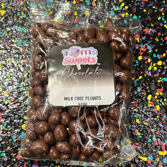 Tom’s Sweets Milk Choc Peanuts