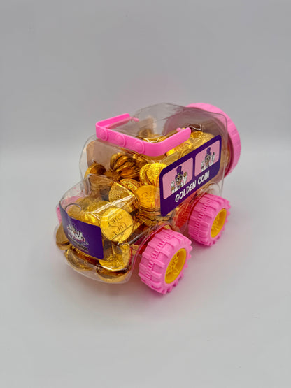 600g COIN CHOCOLATE-TRUCK