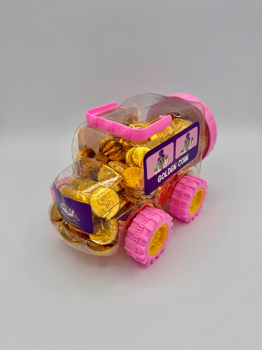 600g COIN CHOCOLATE-TRUCK