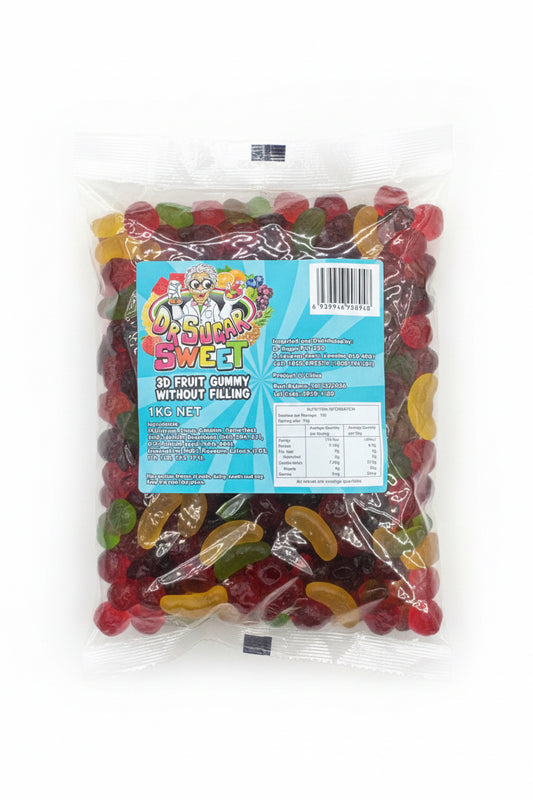 Dr Sugar 3D fruit gummy without filling 1kg