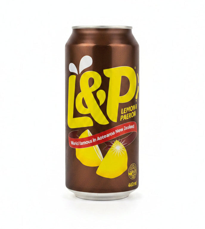 L&P Lemon and Paeroa Soda Can 440ml