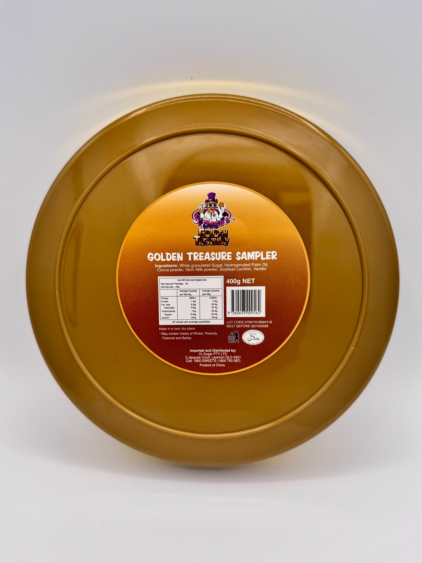 400g COIN CHOCOLATE-GOLDEN TREASURE SAMPLER