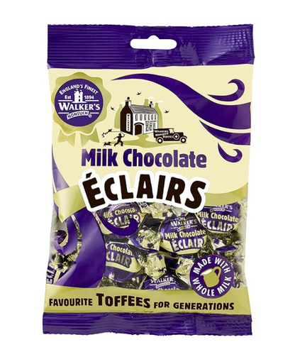 UK Walkers Milk Chocolate Eclairs 150g