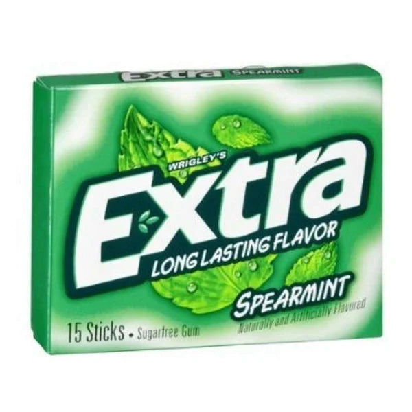 Extra  Spearmint  40.5g - Tom's Confectionery Warehouse