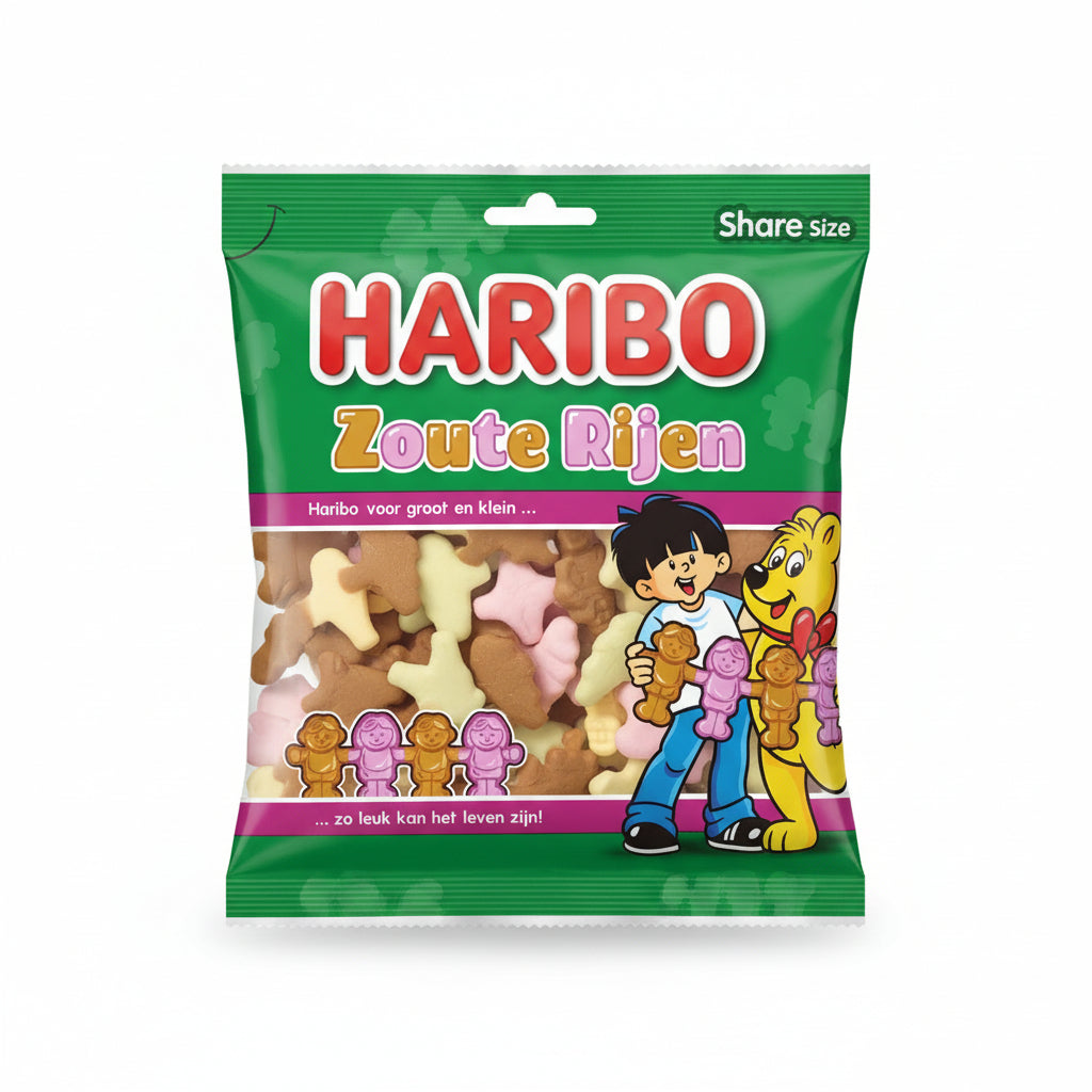 Haribo Salted Rows 175g