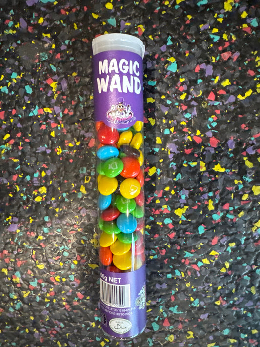 100g CHOCOLATE BEANS BUTTON-MAGIC WAND