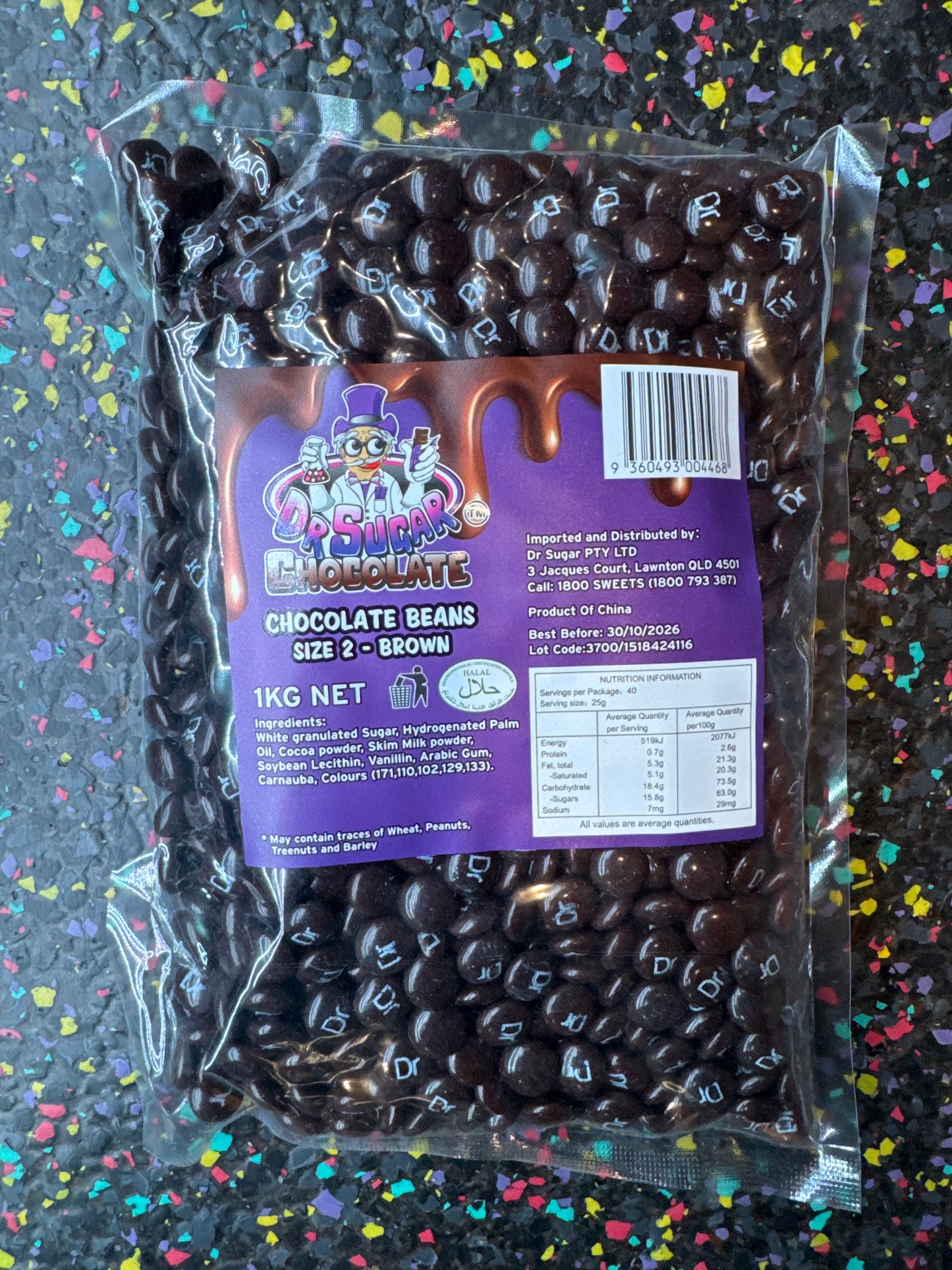 Dr Sugar Brown Chocolate Bean 1kg