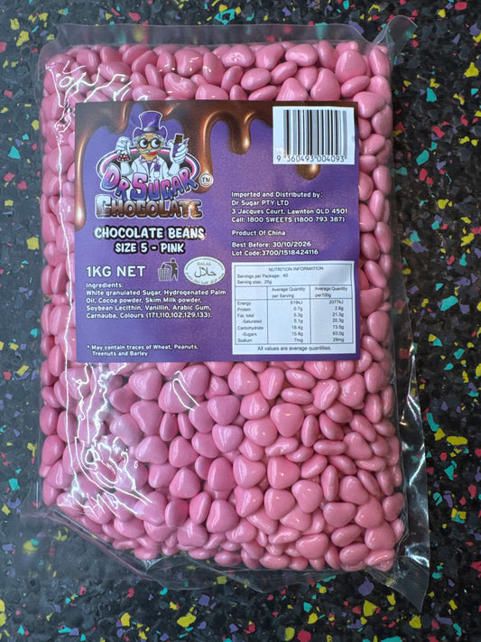 Dr Sugar Pink Chocolate Heart 1kg