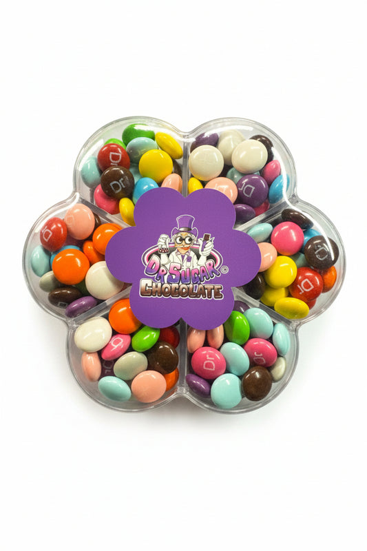 120g CHOCOLATE BEANS BUTTON-FLOWER