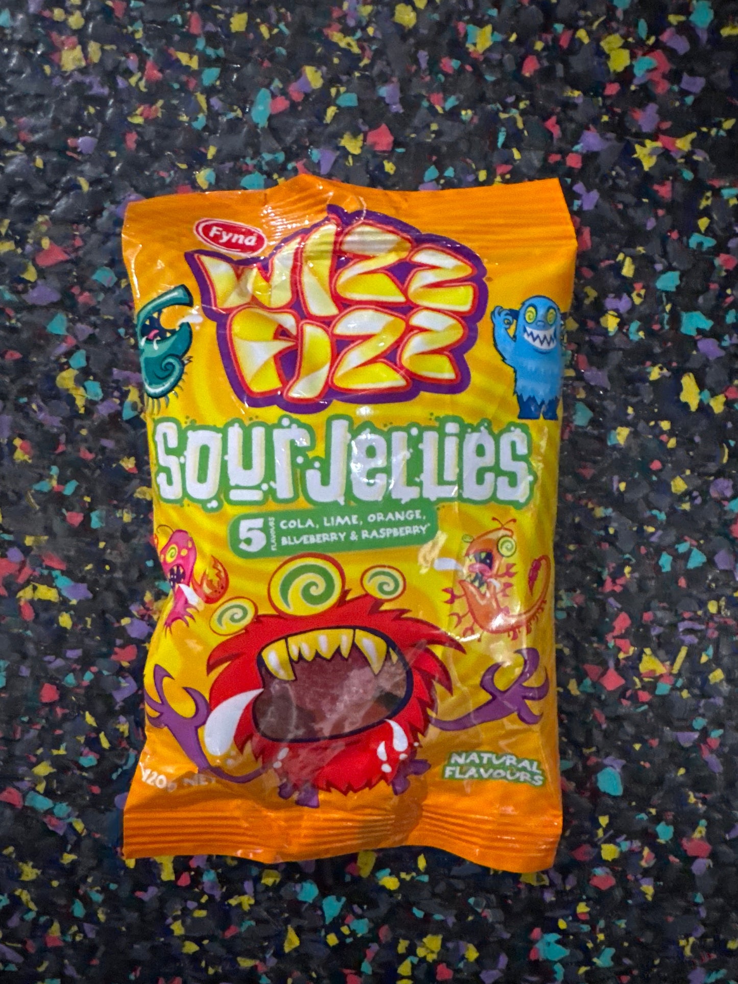 Fyna Wizz Fizz Sour Jellies 120g