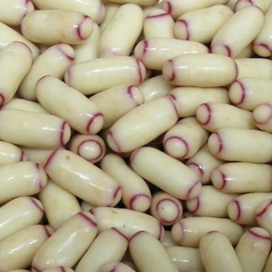 Fyna White Choc Raspberry Bullets 6.5kg