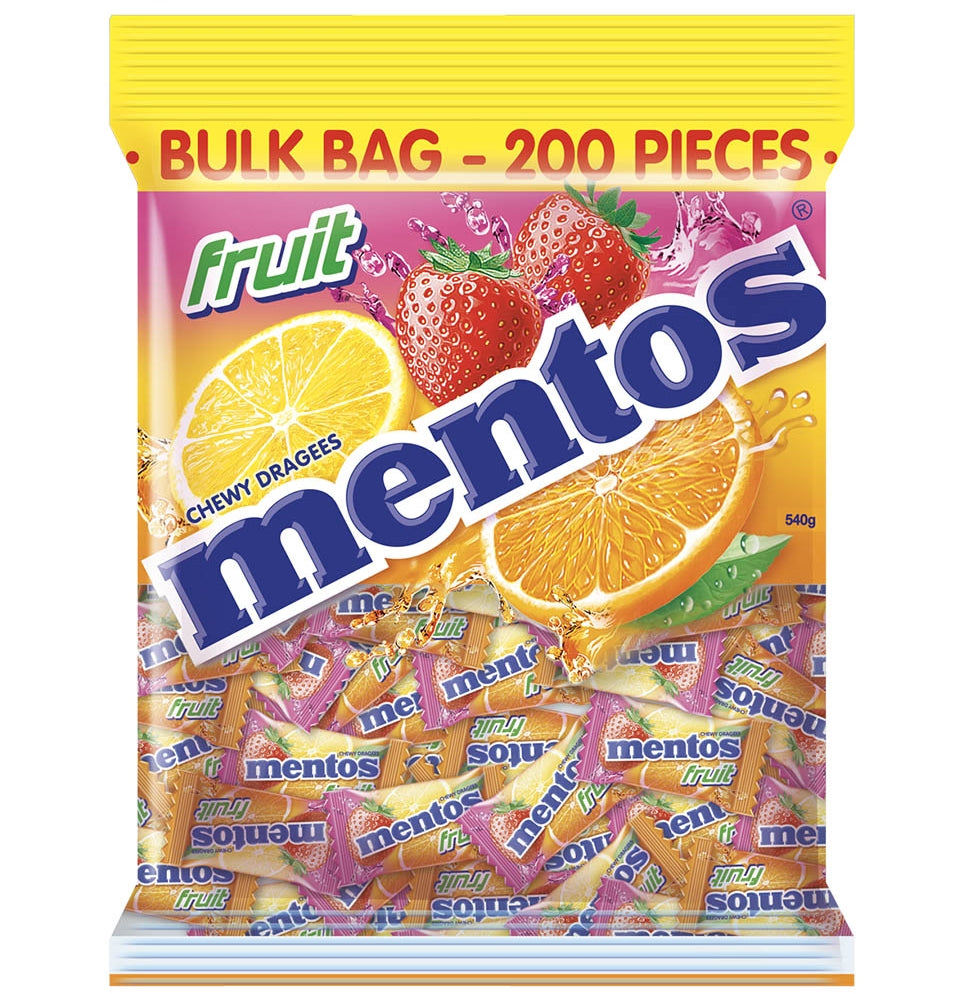 Mentos Fruit 200pcs 540g
