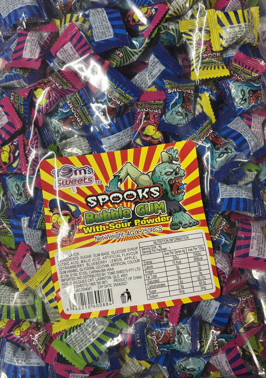 Spooks Mix Bubble Gum with sour powder 1kg