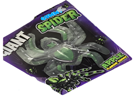 Giant Gummy Spider Apple flavoured 280g - Tom's Confectionery Warehouse