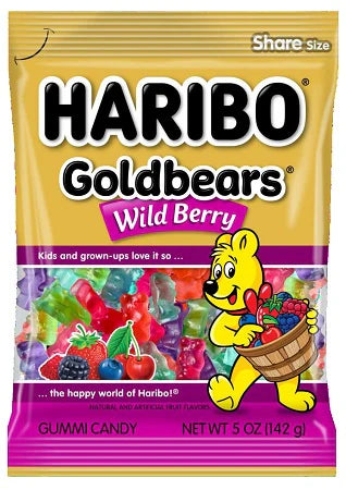 Haribo Gold Bears Wild Berry 142g