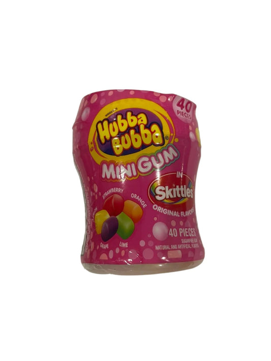 Hubba Bubba Skittles Mini Bottle 40 pcs