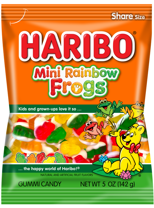 US Haribo Mini Rainbow Frogs 142g