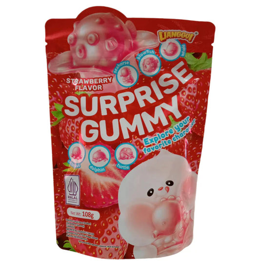 Surprise Gummy Strawberry 108g