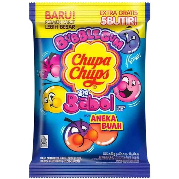 Chupa Chup Big Babol Assorted Peg Bag 152g
