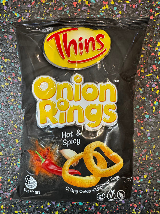 Thins - Onion Rings hot & spicy 85g