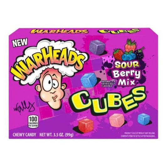 US Warheads Sour Berry Mix Cubes 99g