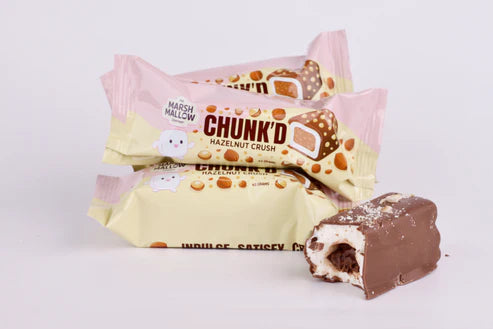 Marshmallow Co. Hazelnut Chunk'd Marshmallow Bar 40g