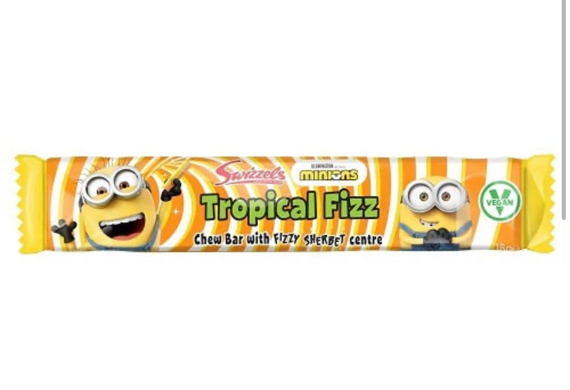 Swizzels Tropical Fizz bar Minions