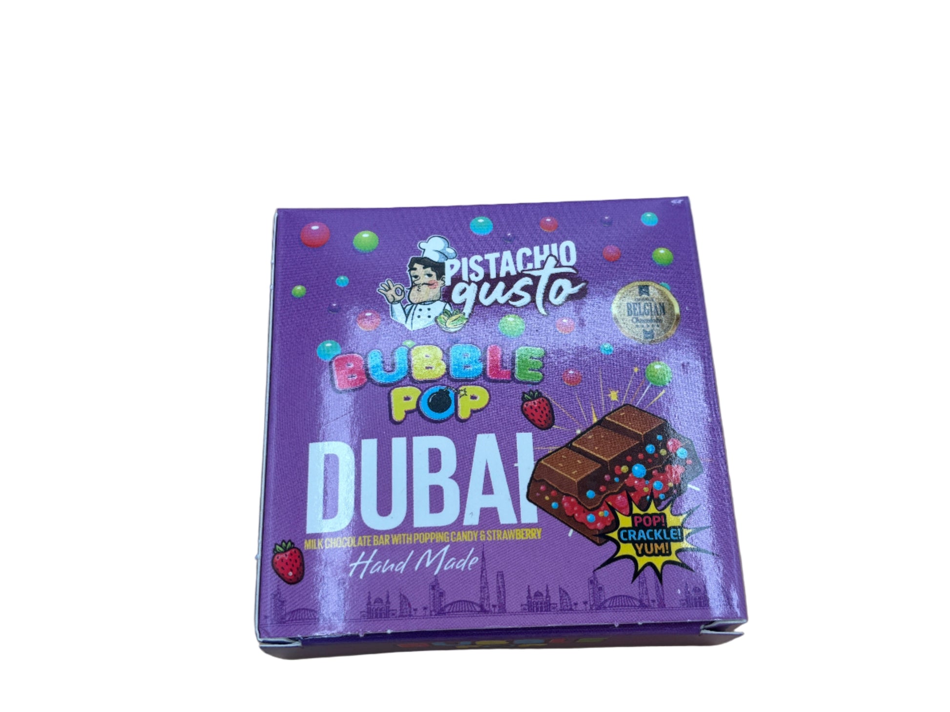 Gusta Popping Bubble Pop Dubai 100g - Tom's Confectionery Warehouse