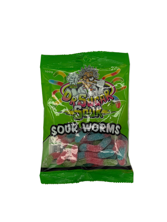 Dr Sugar Sour Worms 100g