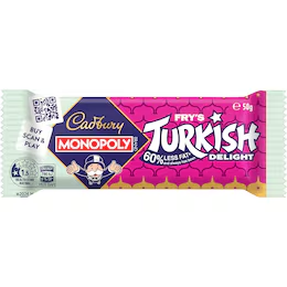 Cadbury Fry's Turkish Delight Milk Chocolate Bar 50g