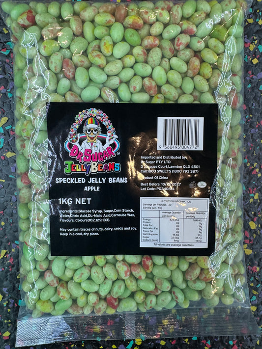 Dr Sugar - Speckled Jelly Beans Light Green Apple Flavoured 1kg