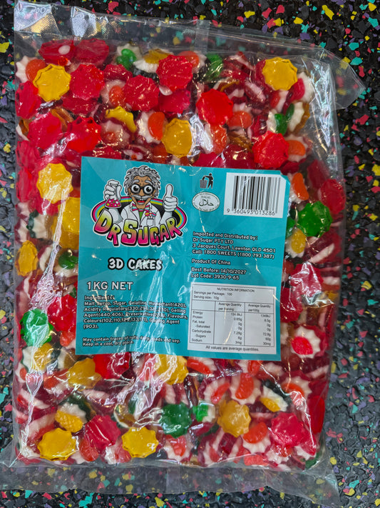 Dr Sugar - 3D cake gummy 1kg