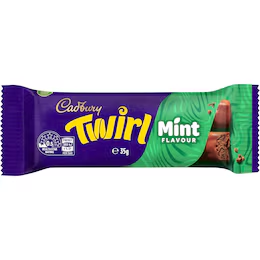 Cadbury Twirl Mint Chocolate Bar