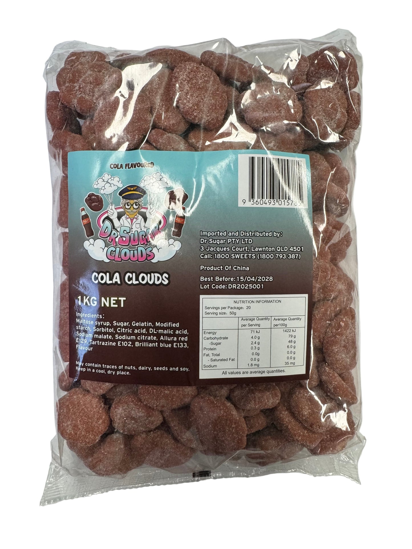 Dr. Sugar Cola Cloud Gummy 1kg