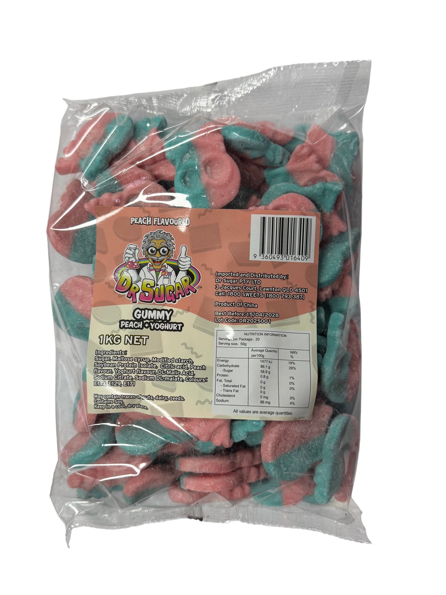 Dr. Sugar Peach + Yogurt SWD Gummy 1 kg