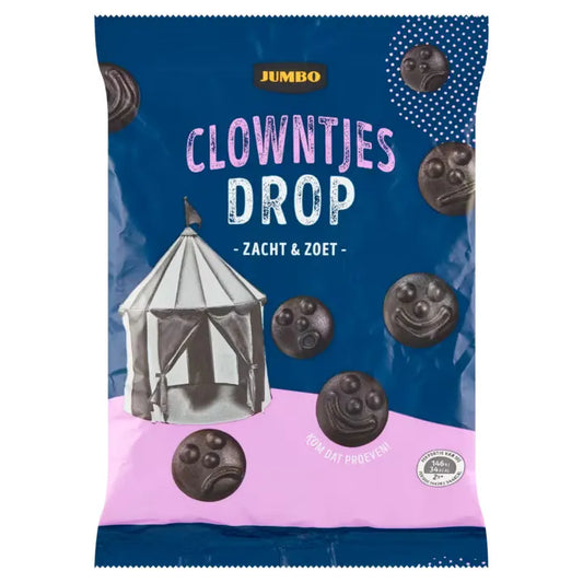 Jumbo - Clowntjes Drop (Assorted Sweet Licorice) 500g