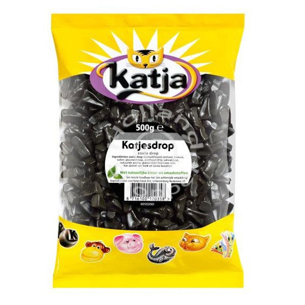 Katja Katjes (Licorice Cat Shaped Sweet) 500g Tom's Confectionery