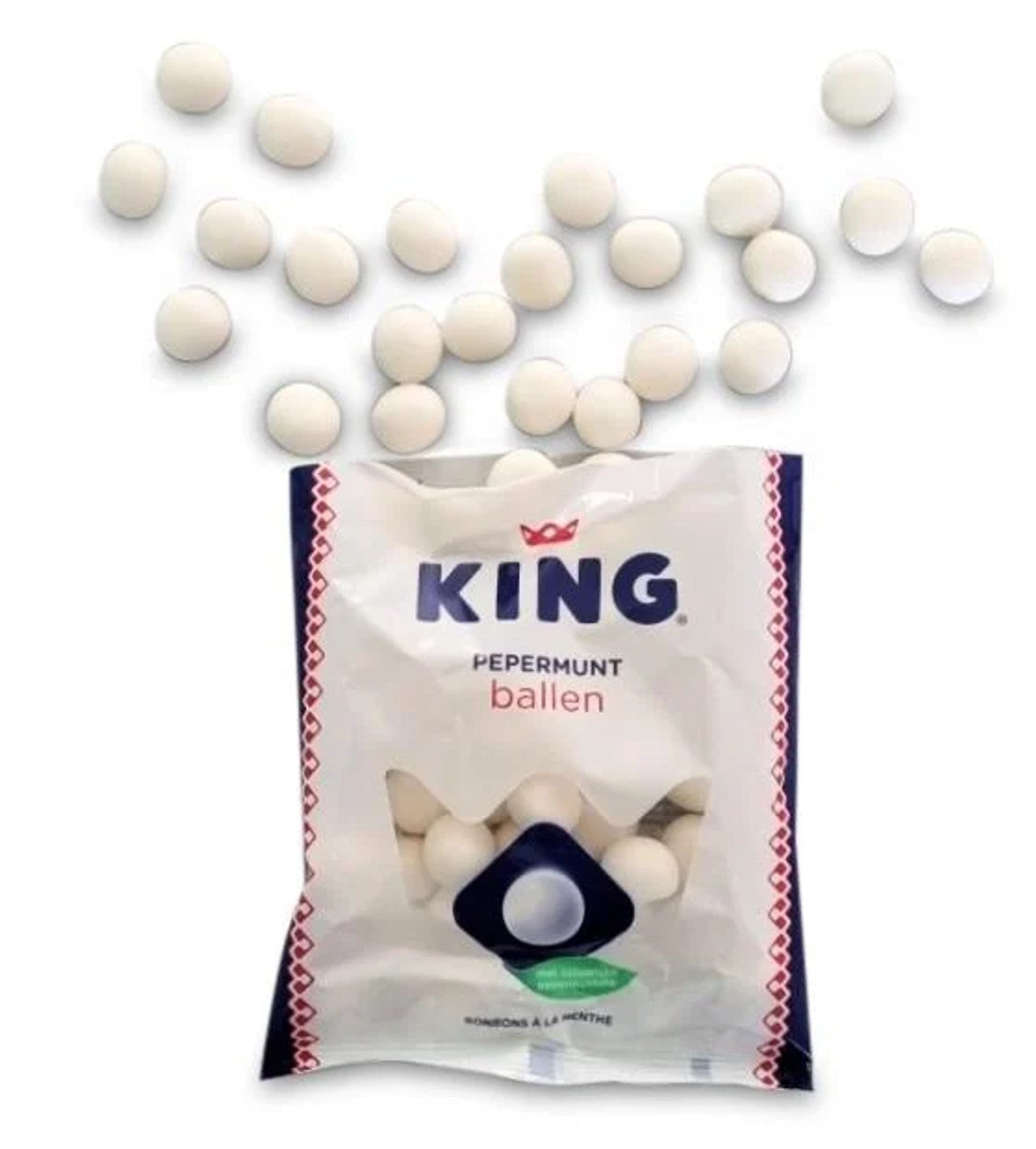 Kings Mints King - Pepermunt Ballen (Peppermint Balls) 250g – Tom's Confectionery ...