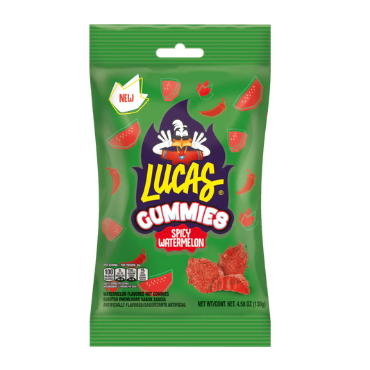 Mexican Lucas Gummies Spicy Watermelon 130g