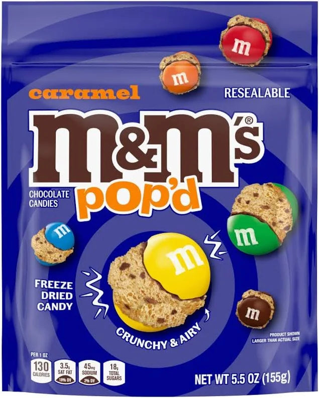 US M&M Pop's Caramel 155g