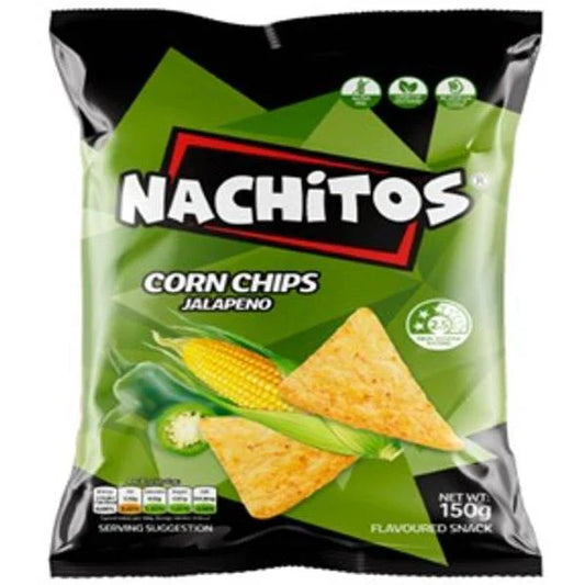 Nachos Corn Chips Jalapenos 150g