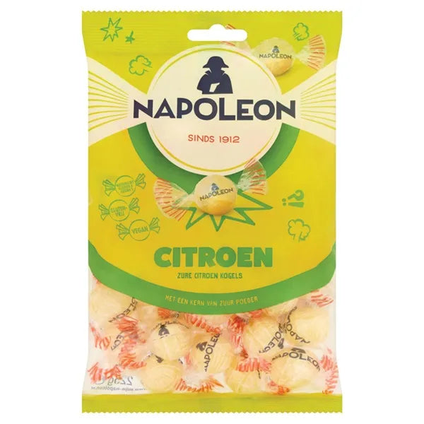 Napoleon - Lemon Balls Sour (Citroen Kogels) 225gr