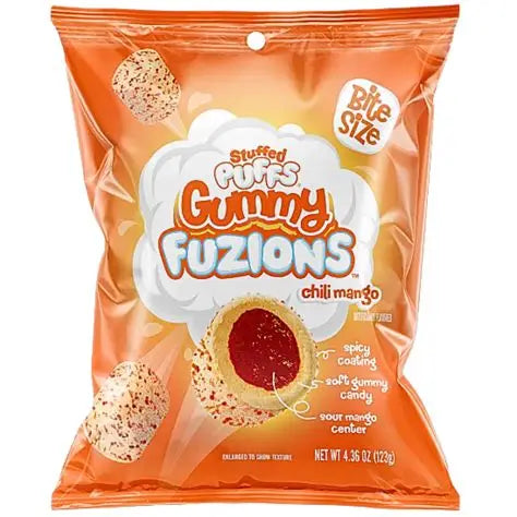 US Stuffed Puffs Gummy Fuzions Chili Mango 120g