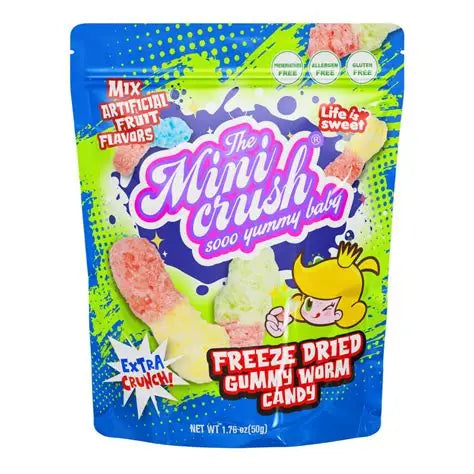 Sweets & Candy Freeze Dried Gummy Worm Candy 50g