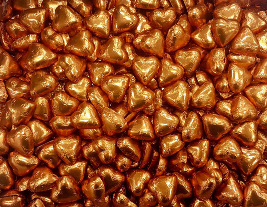 Pauls Chocolates Orange Milk Chocolate Hearts