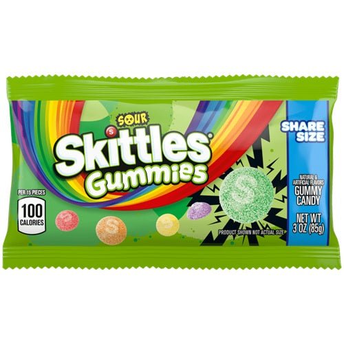 Skittles Sour Gummies Gummy Candy 85g